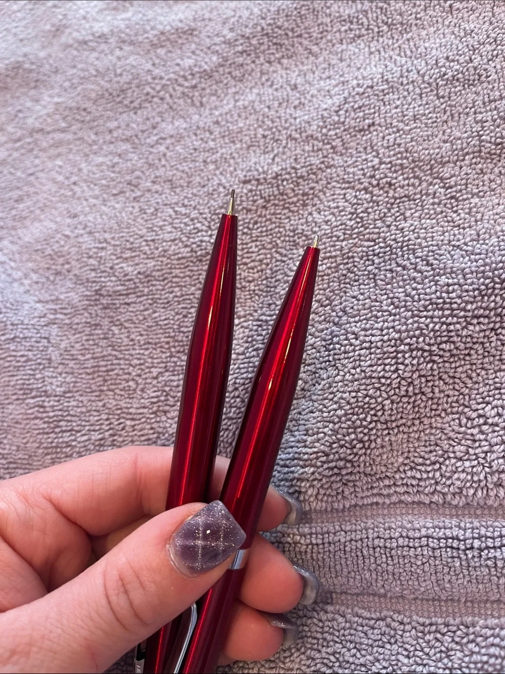 Pierre Cardin Red and Silver Twin Pen Set